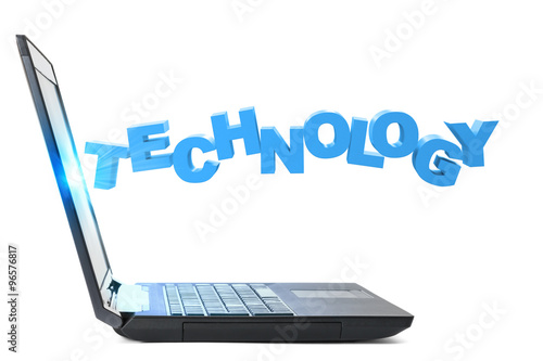 Laptop with word technology