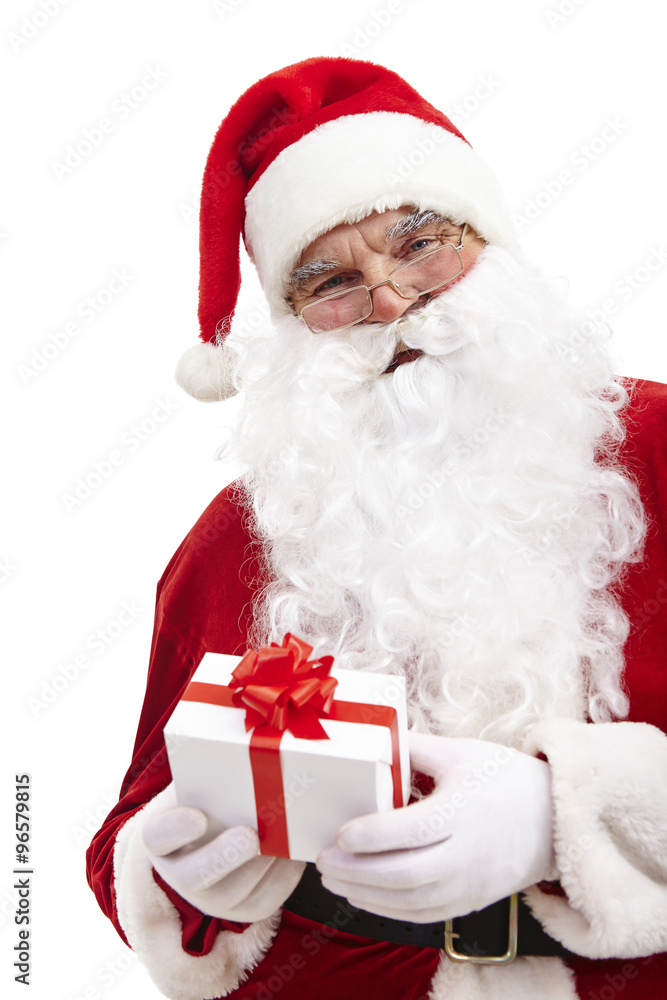 Santa with gift Santa with gift