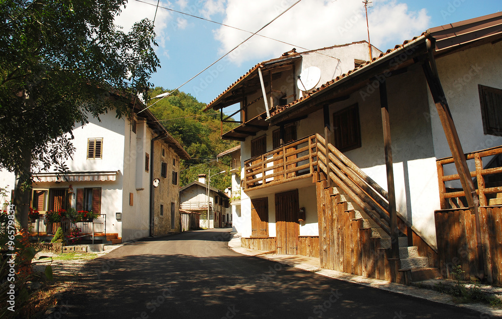 Road in Canalutto, Italy