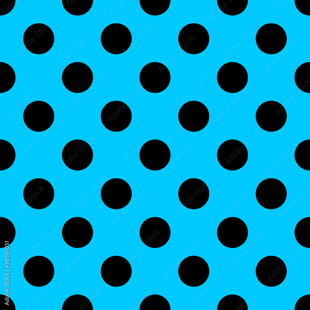 Big Polka Dot seamless pattern. Abstract fashion blue and black texture. Casual stylish template. Graphic style for wallpaper, wrapping, fabric, background, apparel, print production, etc. Vector Big Polka Dot seamless pattern. Abstract fashion blue and black texture. Casual stylish template. Graphic style for wallpaper, wrapping, fabric, background, apparel, print production, etc. Vector