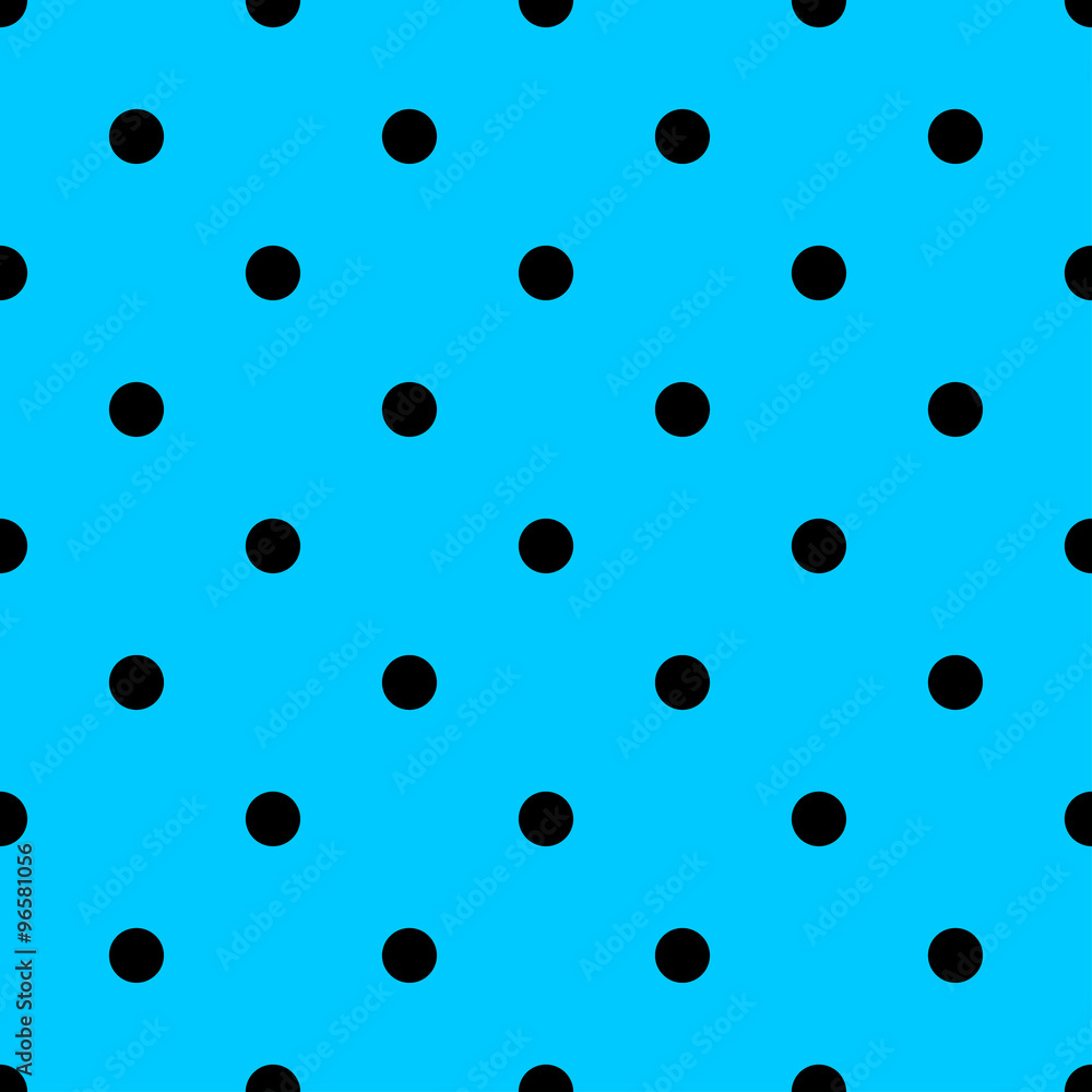 Small Polka Dot seamless pattern. Abstract fashion blue and black texture. Casual stylish template. Graphic style for wallpaper, wrapping, fabric, background, apparel, print production, etc. Vector