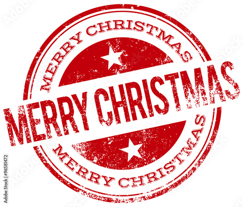 merry christmas stamp