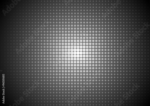 Abstract Dotted Background - Halftone Illustration, Vector