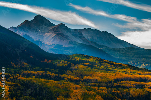 Wilson Peak in the fall, Uncompahgre National Forest, Colorado, photo