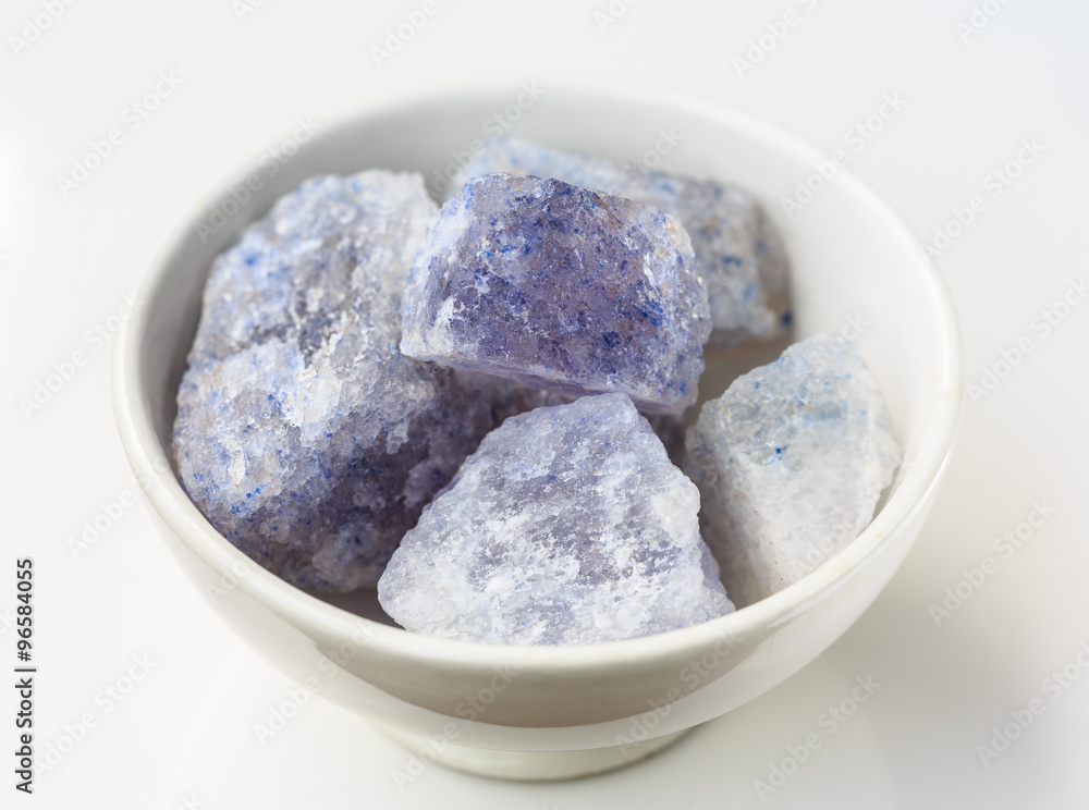 Persian salt (blue rock salt) Stock Photo Adobe Stock