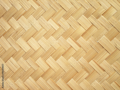 Картината върху платно close up woven bamboo pattern