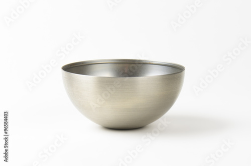 Metal mixing bowl photo