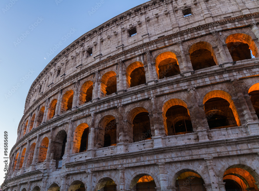 Sunrise at Colosseum