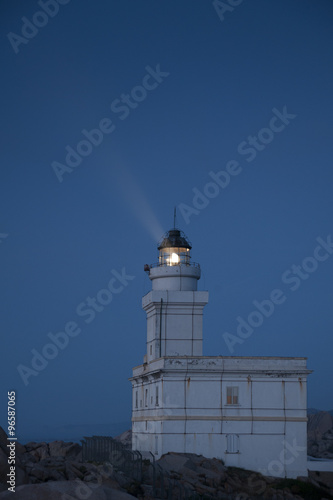Sardinien, Leuchtturm am Capo Testa