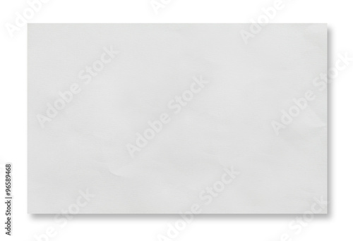 piece of paper on white