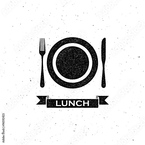 lunchtime label design