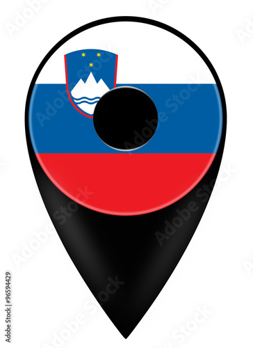 Map Pointer mit Flagge, Slowenien Free Download Map Pointer mit Flagge, Slowenien - GFXLoad