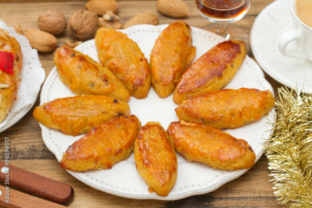 typical portuguese Christmas cookies Broa Castelar typical portuguese Christmas cookies Broa Castelar