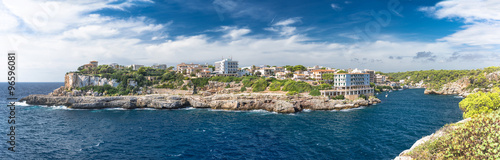 XXX - Panorama - Rocky coastline and bay of Cala Figuera - Mallorca