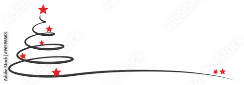 Christmas Tree Red Stars