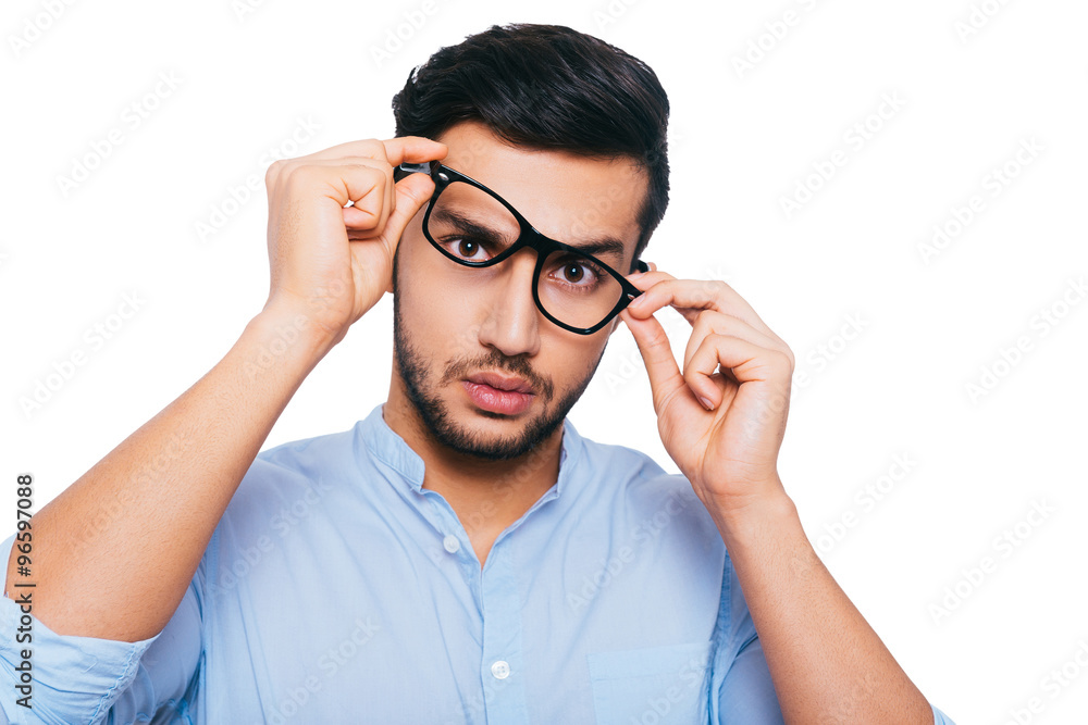 Something wrong with these eyeglasses. Something wrong with these eyeglasses.