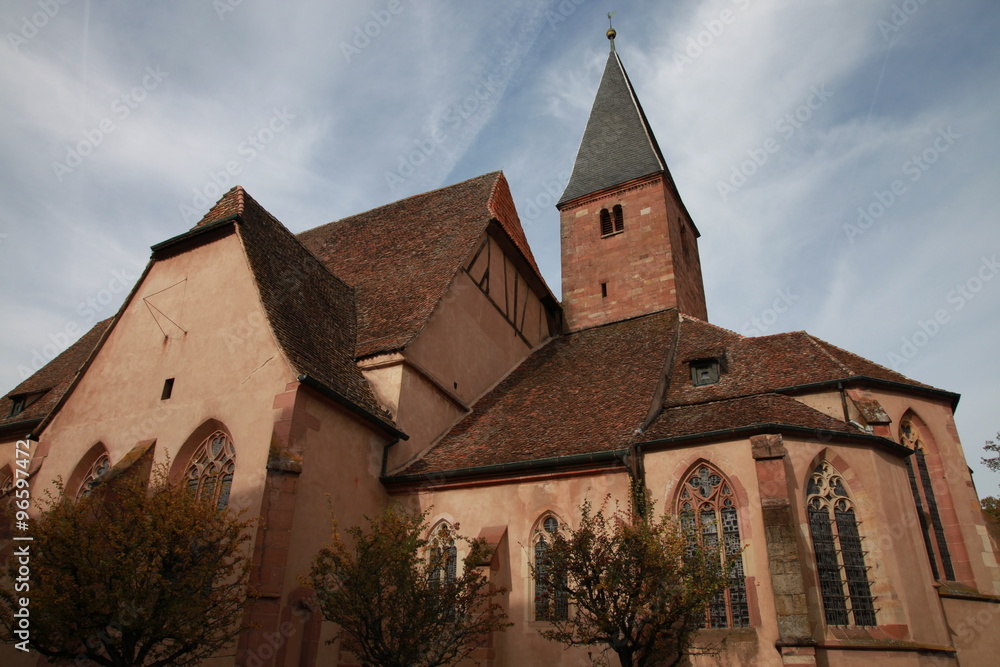 Eglise protestante st jean, Wissembourg, Alsace, France