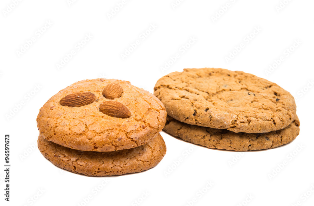 French cookies with almonds French cookies with almonds