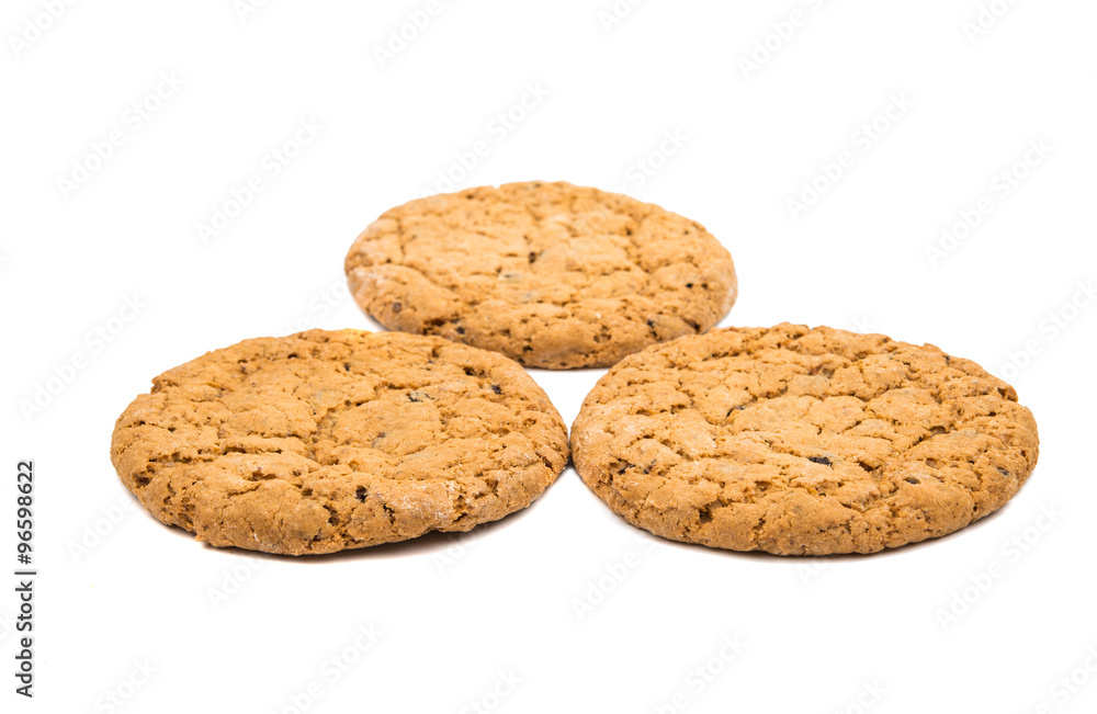 Pile of cookies isolated Pile of cookies isolated