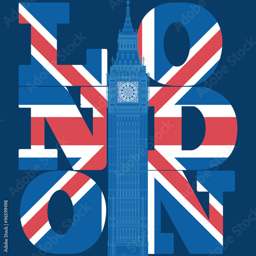 London Typography Graphics, T-shirt design #96599498