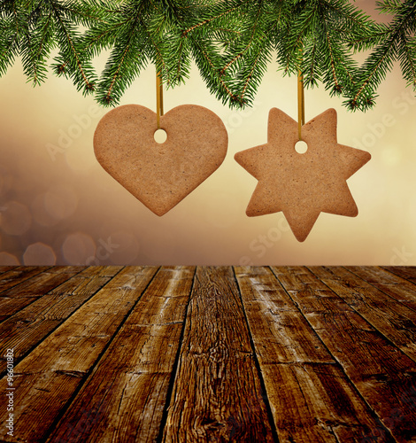 Plätzchen am Adventszweig