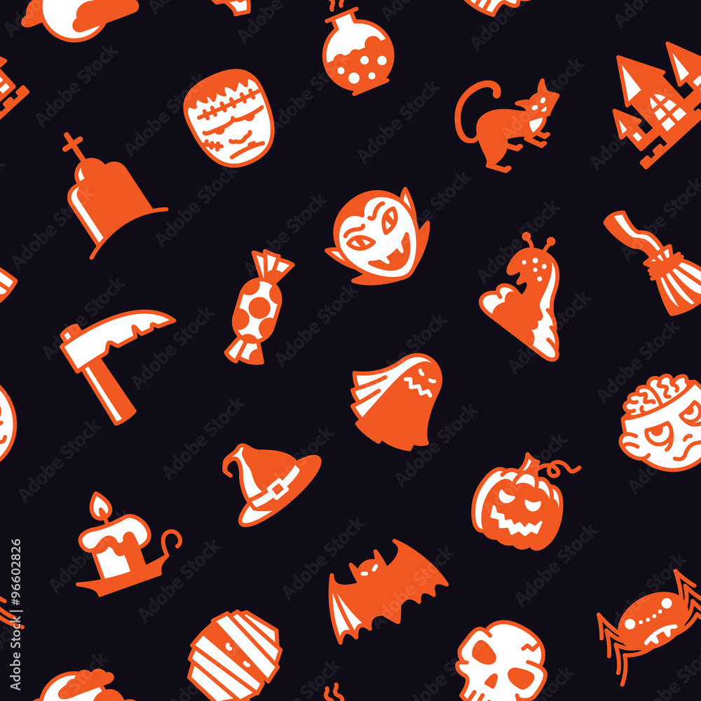 Halloween seamless Halloween seamless