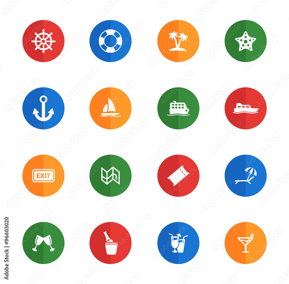 Cruise simply icons Cruise simply icons