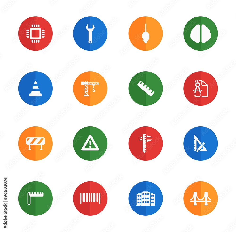 Engineering simply icons Engineering simply icons