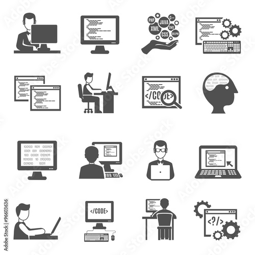 Programmer Icons Set