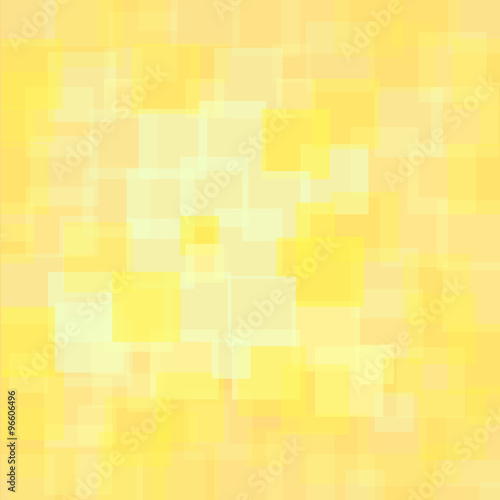 Abstract Yellow Squares Background