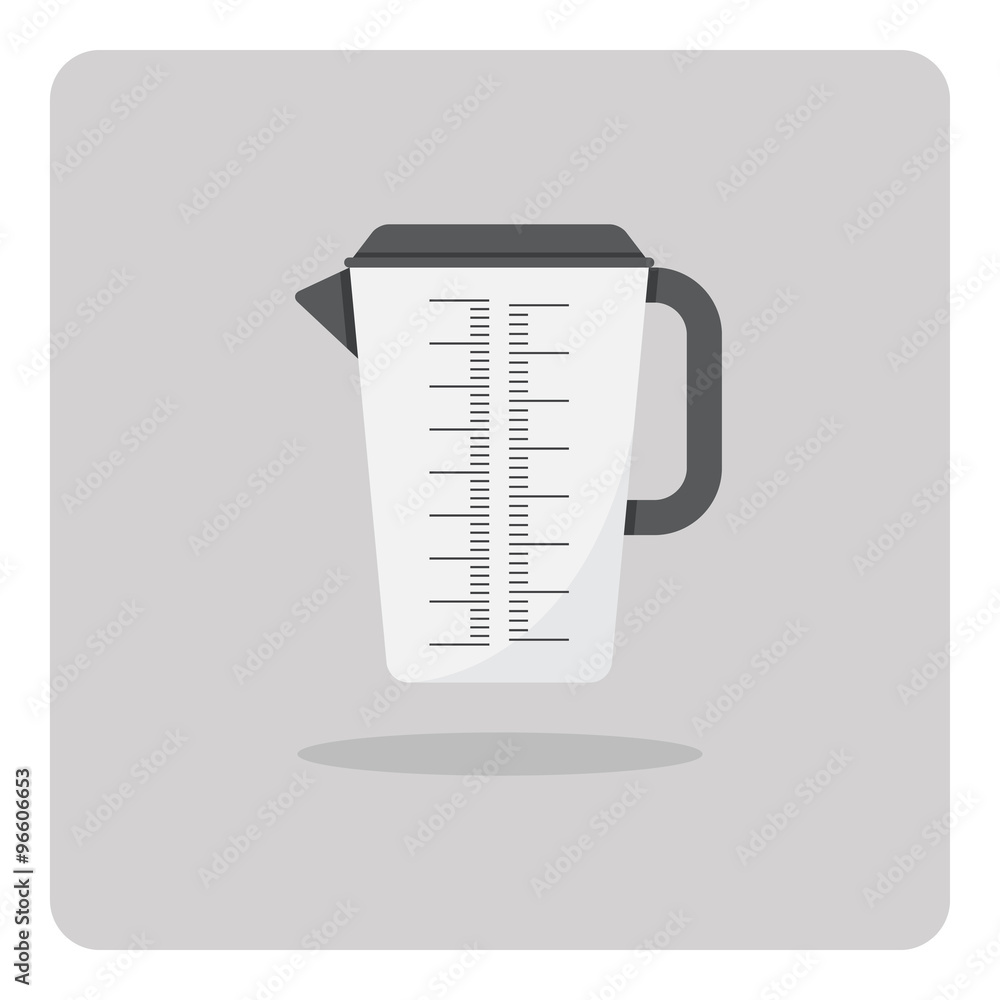 Vector of flat icon, Plastic jug on isolated background Vector of flat icon, Plastic jug on isolated background