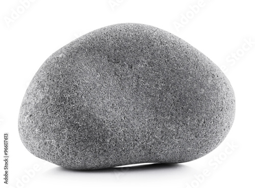 Obraz na plátně Gray stone isolated