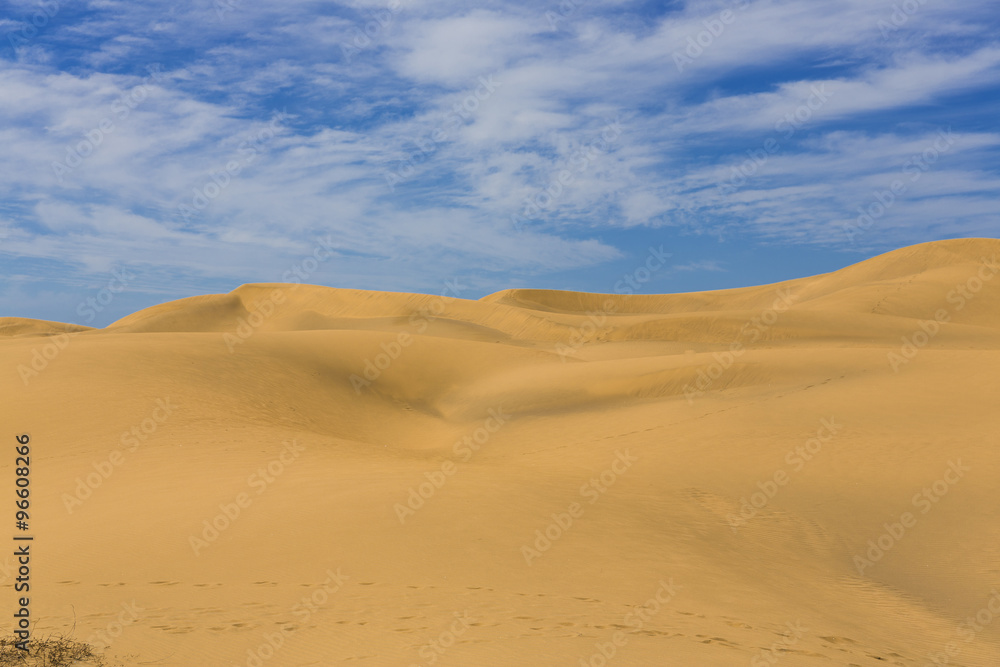Maspalomas Duna - Desert in Canary island Gran Canaria Maspalomas Duna - Desert in Canary island Gran Canaria