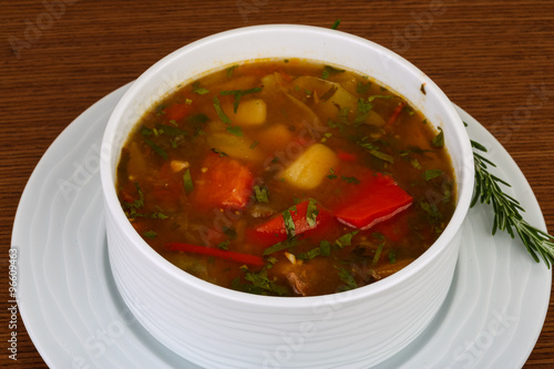 Caucasian soup - chanakhi