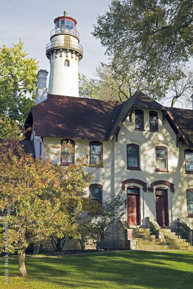Naklejka premium Evanston Lighthouse