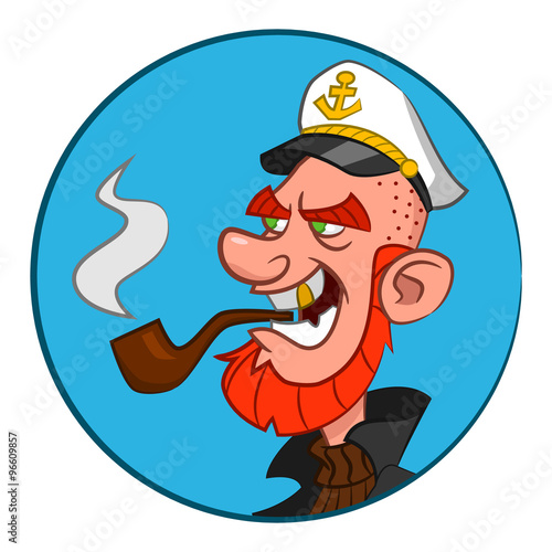 Sea wolf. Vector avatar.