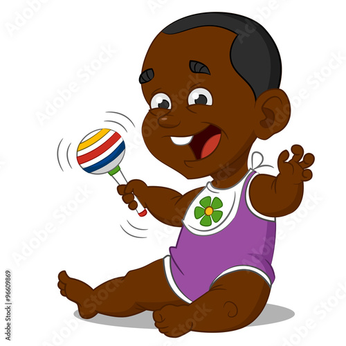 funny baby. Vector.