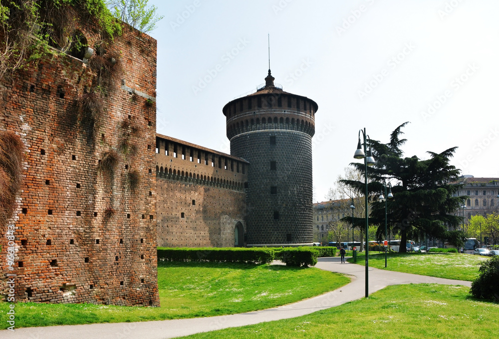 Sforza Castle tower