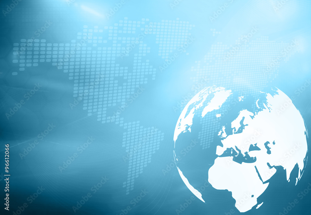 Europe map technology style artwork for your design Europe map technology style artwork for your design