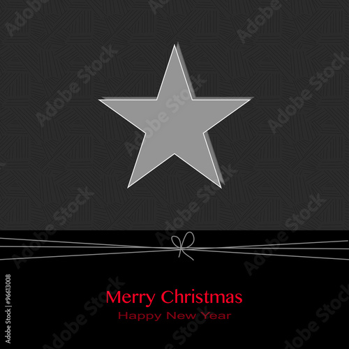 Stern - Merry Christmas - Vektor Grafik