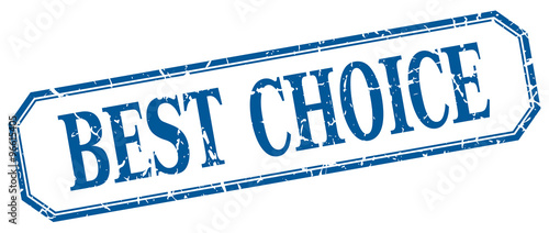 best choice square blue grunge vintage isolated label