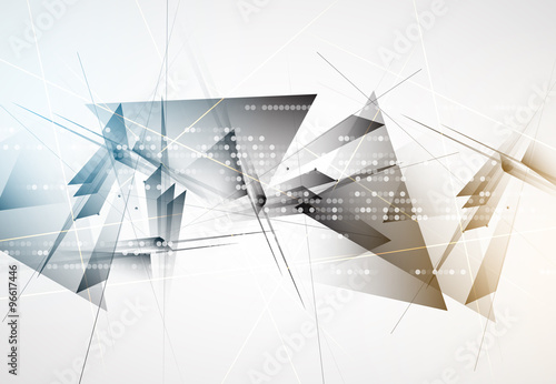 New future technology concept abstract background