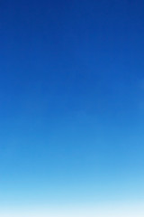 Fantastic soft white clouds against blue sky background