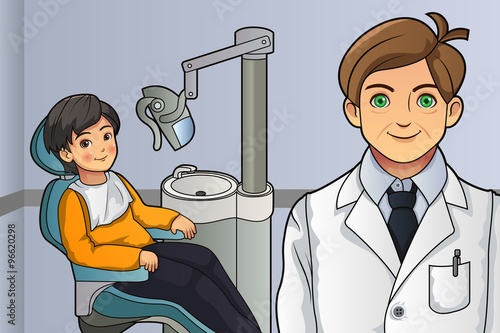 Kid in the Dentist Office