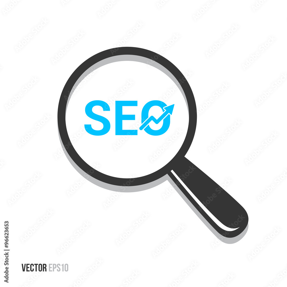 Search Engine Optimization SEO Magnifying Glass Search Engine Optimization SEO Magnifying Glass