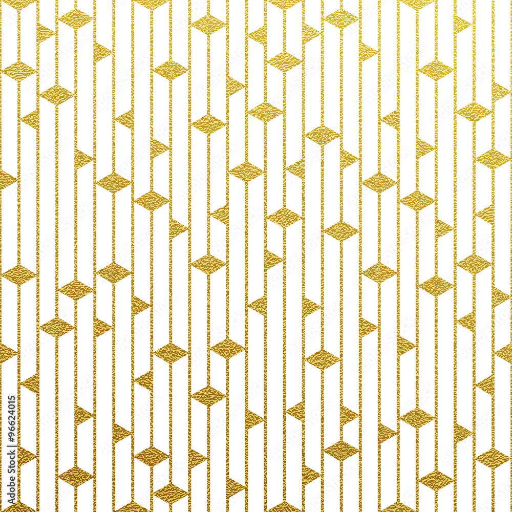 Vector geometric gold pattern