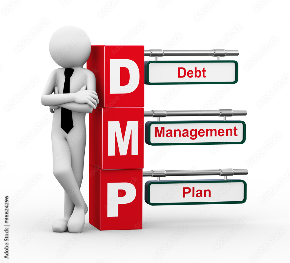 3d businessman with dmp signpost illustration 3d businessman with dmp signpost illustration