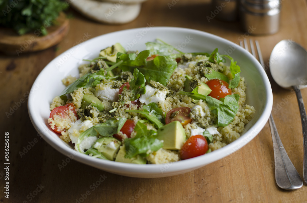 Tricolore couscous salad Tricolore couscous salad