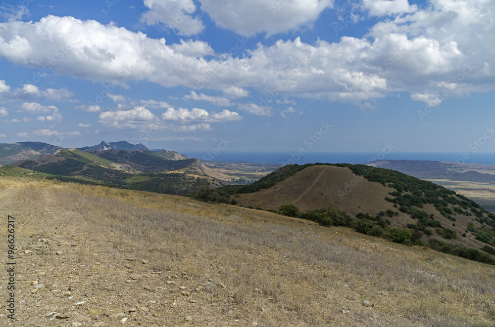 View from the top of a mountain. Crimea. View from the top of a mountain. Crimea.