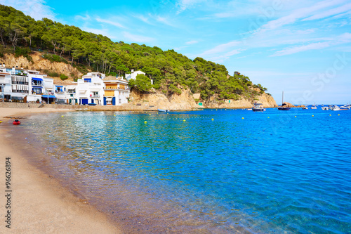 Badia de Tamariu beach in Costa Brava Parafrugell photo